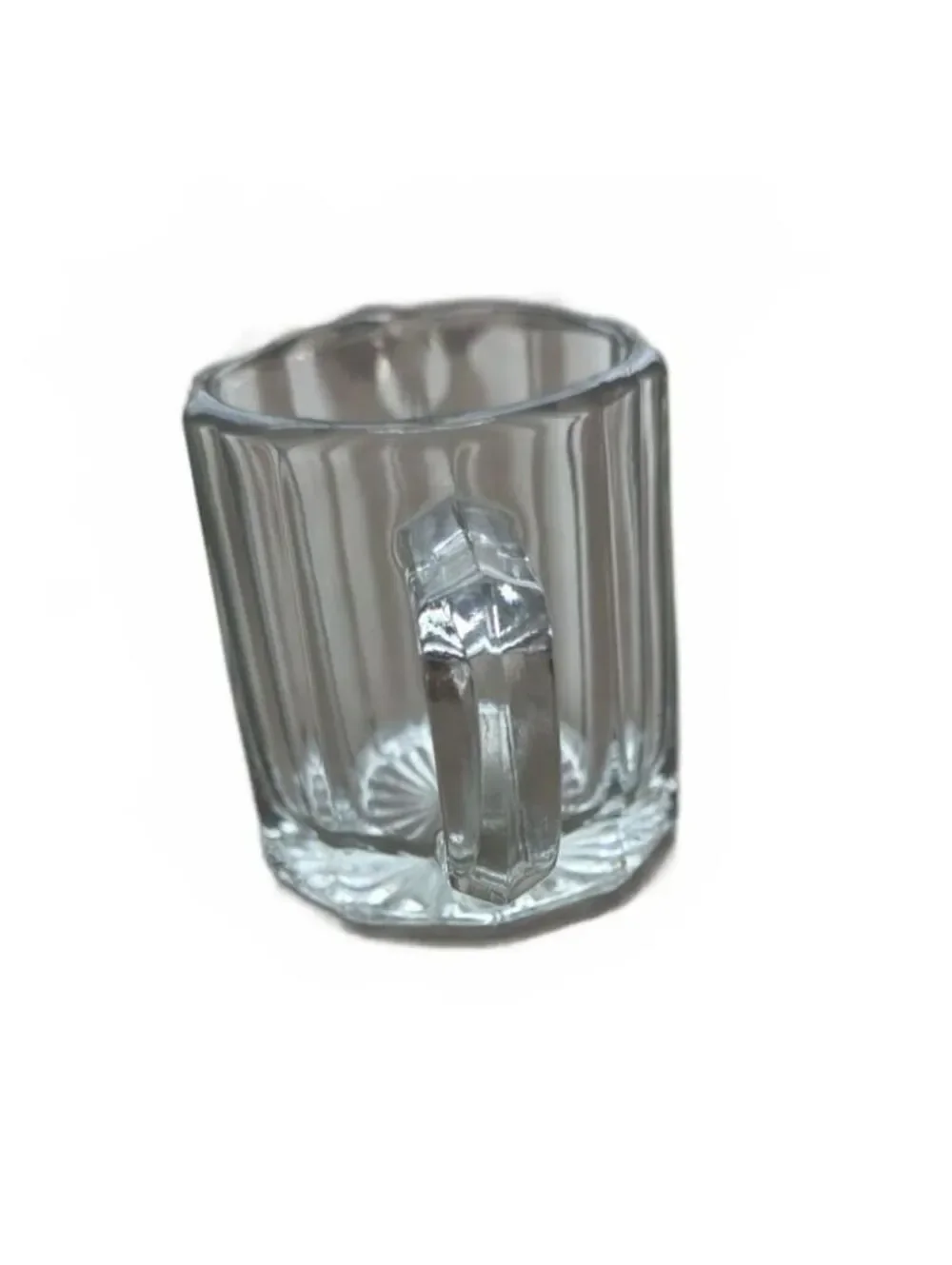 Vintage Indiana Glass Peerless Colonial Clear Mini Creamer Individual Pitcher